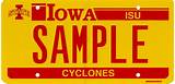 Iowa Custom Plates