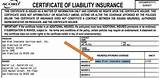 Insurance Certificate Uber Images