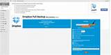 Dropbox Backup Service Images