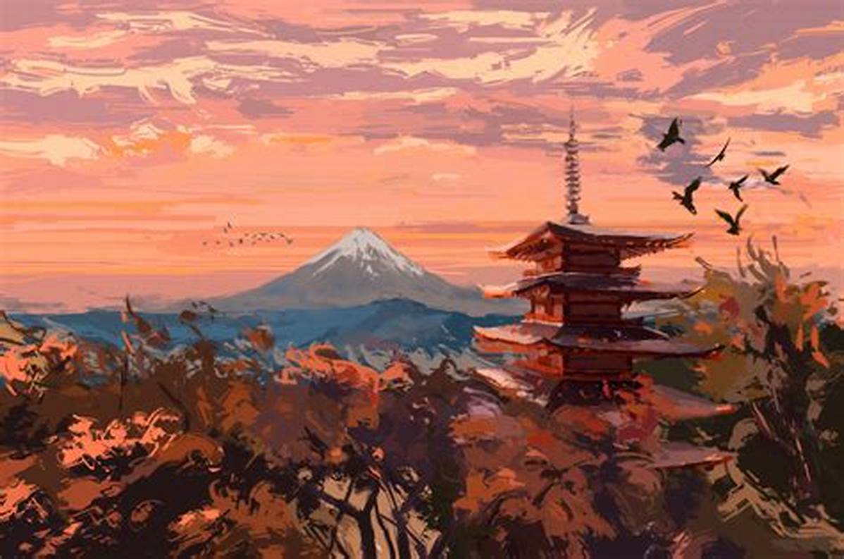 Matte Painting Jepang