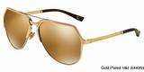 Dolce Gabbana Gold Plated Sunglasses Photos