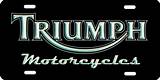 Images of Triumph Motorcycle License Plate