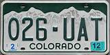 New License Plates Colorado Images