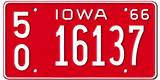 Images of Iowa Custom Plates