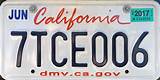 Photos of California License Plate Ideas