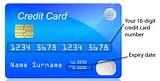 Pictures of 3 Digit Number On Credit Card