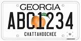 Images of Renew Georgia License Plate