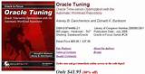 Oracle Performance Tuning Book Pictures