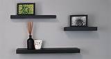 Long Black Floating Shelf Pictures