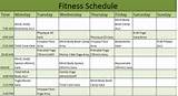 Images of Workout Routine Excel
