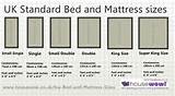 Images of Bed Mattress Sizes Uk