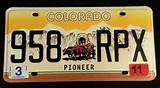 Colorado License Plate Fees Photos