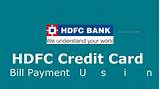 Hdfc Credit Card Online Payment Images