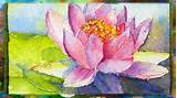 Lotus Flower Painting Photos