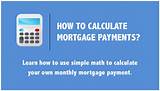 Calculate Mortgage Payment Calculator Pictures