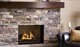 Rustic Stone Electric Fireplace Images
