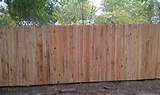 Photos of Wood Fence Installation