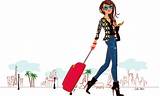 Photos of Fashion Travel Girl