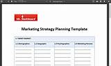 Images of Formal Marketing Plan Template