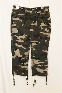 Womens Camo Camouflage Crop Deluxe L A Blues Pants Size 6 Pants For