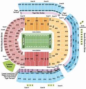 Tiger Stadium Tickets Seating Chart Event Tickets Center