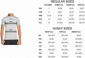 Under Armour Youth Xs Size Chart Under Armour Size Chart Kids Boys
