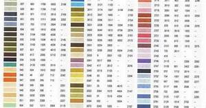 Punto De Cruz Tabla Conversion Dmc Anc Pinterest Colour Chart