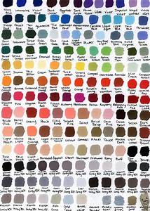 Prismacolor Color Chart By Katwynn On Deviantart