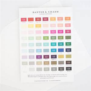 Wedding Stationery Guide Ink Colors Part I Banter And Charm