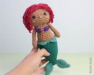 Little Mermaid Inspired Crochet Pattern Craft Supplies Tools Crochet