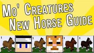 Mo 39 Creatures How To 1 7 2 New Updated Horse Guide Fixed 