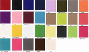 Fabric Color Chart Fabric Color Color Names Chart Color