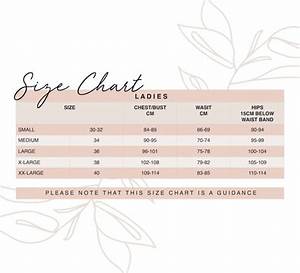 Size Chart Adore Couture