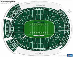 Lambeau Field Seating Chart With Rows Two Birds Home