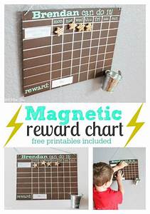 Diy Magnetic Reward Chart Lil 39 Mrs Reward Chart Diy For Kids