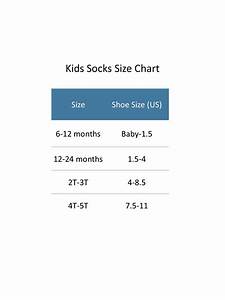 Hanes Kids Sock Size Chart