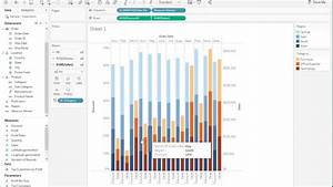 Tableau Overlay Two Charts