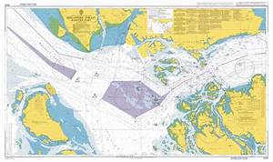 Admiralty Chart 3833 Singapore Strait Western Part