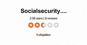 Social Security Reviews 11 Reviews Of Socialsecurity Gov Sitejabber