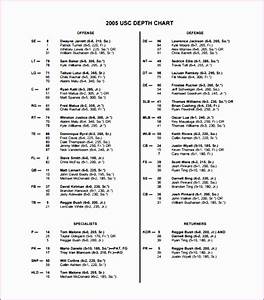 10 Football Depth Chart Template Excel Excel Templates