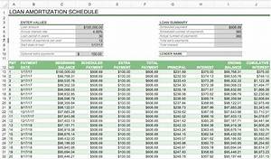 Daily Amortization Schedule Excel Free Resume Templates