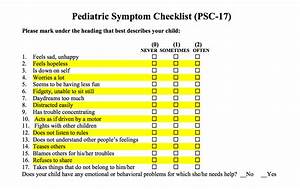 Pediatric Symptom Checklist Psc 17 Greenspace Mental Health