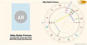 Abby Ryder Fortson S Natal Birth Chart Kundli Horoscope Astrology