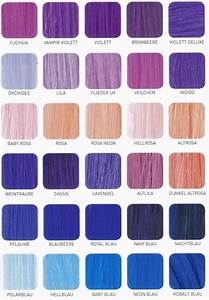 Purple Hair Color Chart Shade Charts For Synthetic Hair Falls In 2019