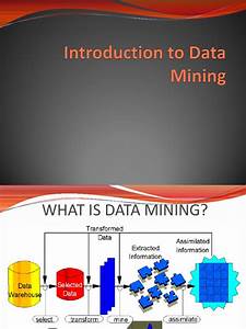 Introduction To Data Mining Ppt Data Mining Statistical Classification