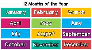 10 Best Free Printable Months Of The Year Chart Pdf For Free At Printablee