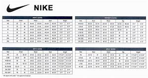 Clothing Size Chart Template Inspirational Nike Soccer Cleats Size
