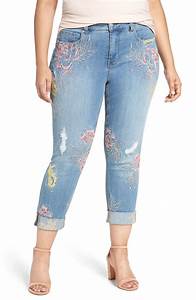  Mccarthy Seven7 Embroidered Skinny Jeans Plus Size Nordstrom