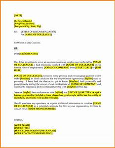 Sample Reference Letter For Colleague Invitation Template Ideas