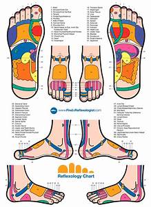 Reflexology Foot Chart Reflexology Foot Acupressure